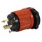 Ac Works Locking Plug, L5-20P, 20 A, 125V AC, Orange ASL520P - alternate 2